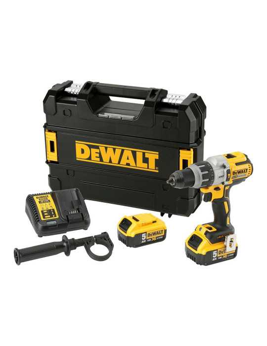 Kit Taladro Percutor Xr Brushless 18V Xrp con 2 Baterías Li-Ion 5Ah y Cargador DEWALT
