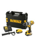 Kit Taladro Percutor Xr Brushless 18V Xrp con 2 Baterías Li-Ion 5Ah y Cargador DEWALT