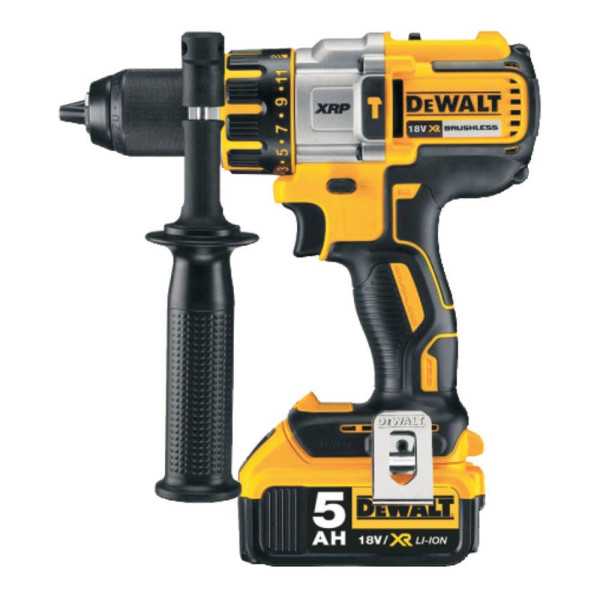 Kit Taladro Percutor Xr Brushless 18V Xrp con 2 Baterías Li-Ion 5Ah y Cargador DEWALT