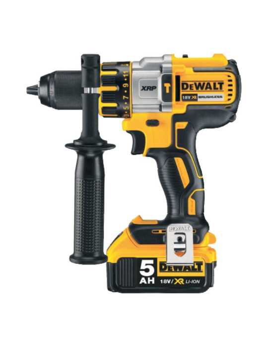 Kit Taladro Percutor Xr Brushless 18V Xrp con 2 Baterías Li-Ion 5Ah y Cargador DEWALT
