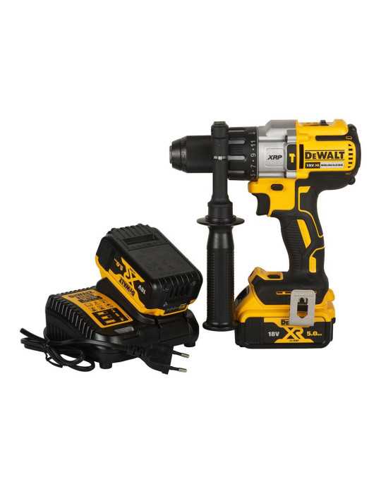 Kit Taladro Percutor Xr Brushless 18V Xrp con 2 Baterías Li-Ion 5Ah y Cargador DEWALT