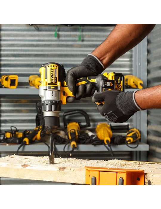 Kit Taladro Percutor Xr Brushless 18V Xrp con 2 Baterías Li-Ion 5Ah y Cargador DEWALT