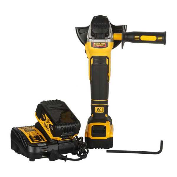 Amoladora Mini Brushless Xr 18V Ø125 mm con 2 Baterías Li-Ion 5AH, Cargador y Maletín Tstak Ii DEWALT