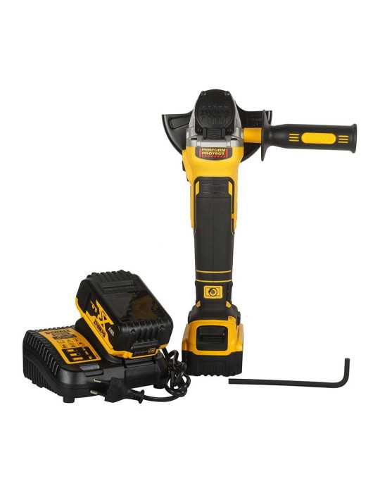 Amoladora Mini Brushless Xr 18V Ø125 mm con 2 Baterías Li-Ion 5AH, Cargador y Maletín Tstak Ii DEWALT