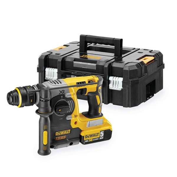 Martillo Percutor SDS Plus Electroneumático Brushless 18V con 2 Baterías 5Ah y Cargador DEWALT