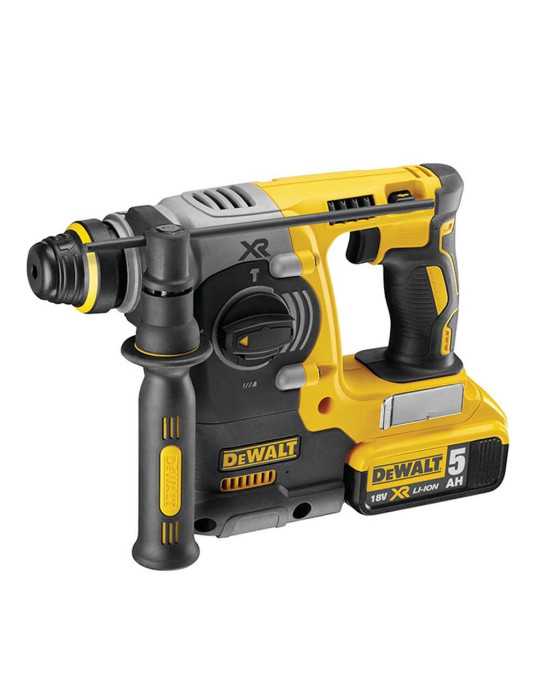 Martillo Percutor SDS Plus Electroneumático Brushless 18V con 2 Baterías 5Ah y Cargador DEWALT