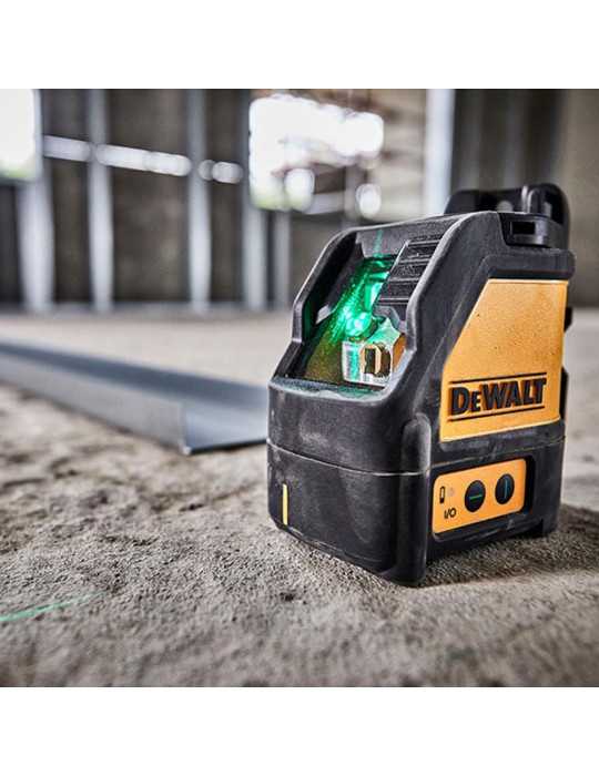 Nivel Láser Autonivelante Verde de 2 Líneas en Cruz (Horizontal y Vertical) DEWALT