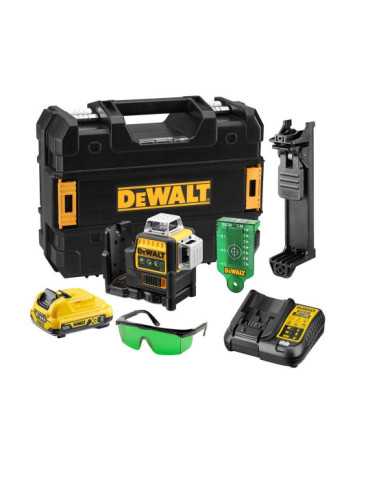 Nivel Láser Autonivelante Verde de 3 Líneas 360° Xr 12V con Batería DEWALT