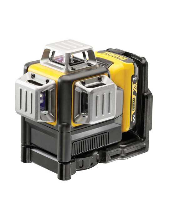 Nivel Láser Autonivelante Verde de 3 Líneas 360° Xr 12V con Batería DEWALT