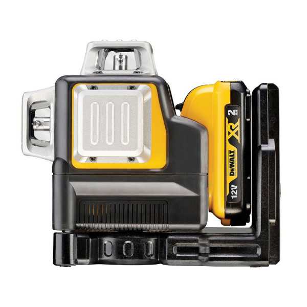 Nivel Láser Autonivelante Verde de 3 Líneas 360° Xr 12V con Batería DEWALT