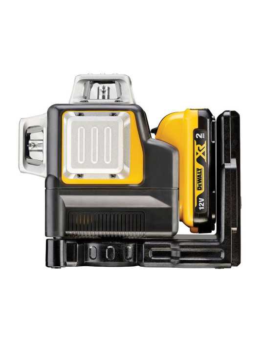 Nivel Láser Autonivelante Verde de 3 Líneas 360° Xr 12V con Batería DEWALT