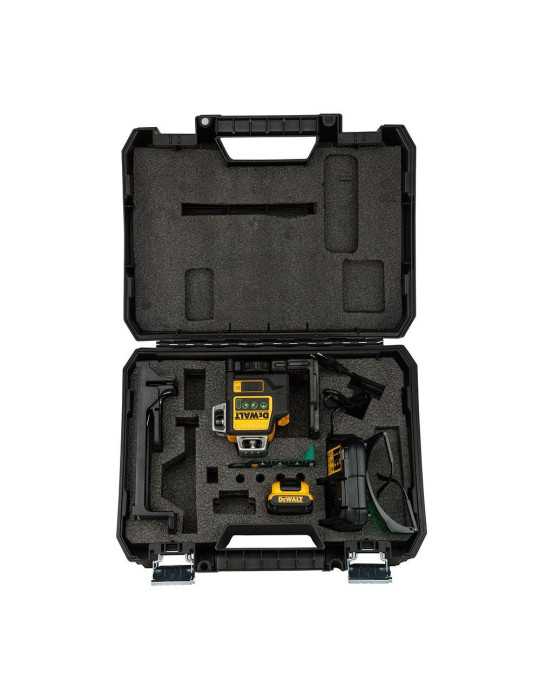 Nivel Láser Autonivelante Verde de 3 Líneas 360° Xr 12V con Batería DEWALT