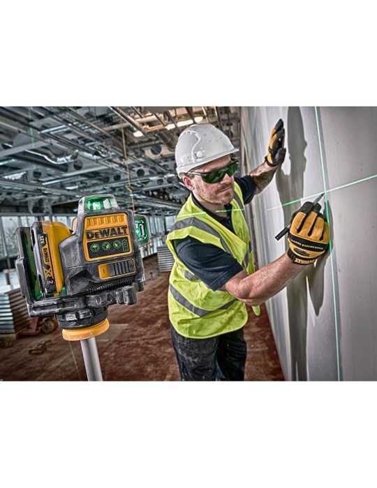 Nivel Láser Autonivelante Verde de 3 Líneas 360° Xr 12V con Batería DEWALT