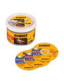 S.of. Disco Corte Acero Inox Ø125 x 1,0 x 22,23 mm, 50 uds DEWALT