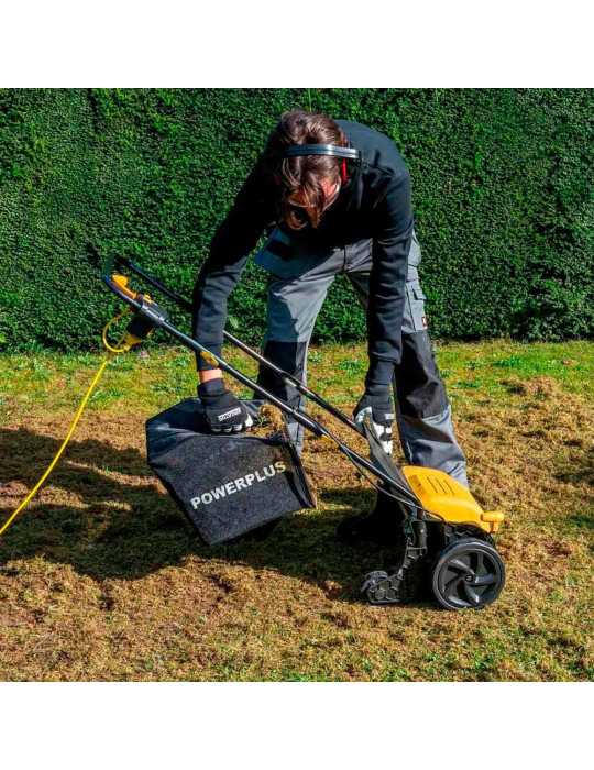 Escarificador - Aireador 1300 W 320 mm con Cable POWERPLUS