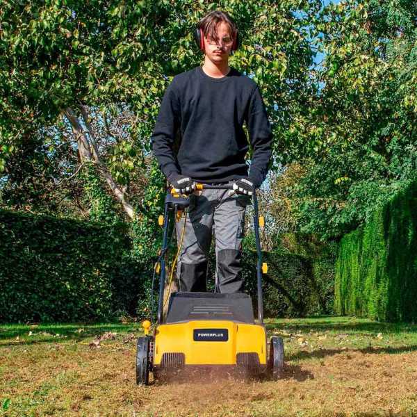Escarificador - Aireador 1300 W 320 mm con Cable POWERPLUS