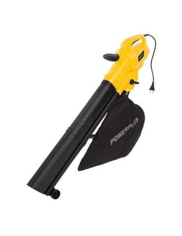 Aspirador / Soplador de Hojas, 3300 W con Cable POWERPLUS