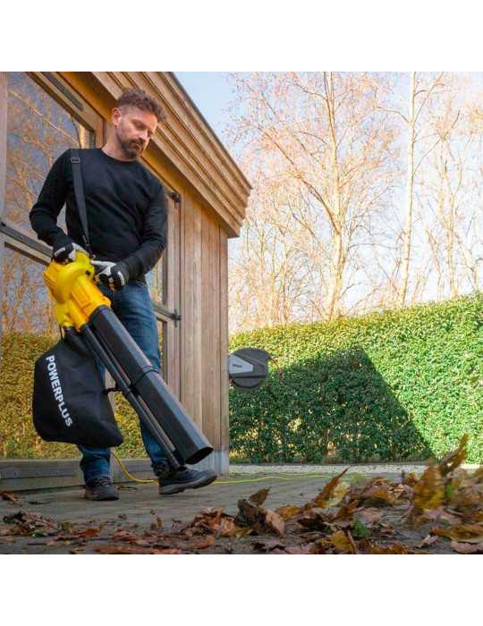 Aspirador / Soplador de Hojas, 3300 W con Cable POWERPLUS