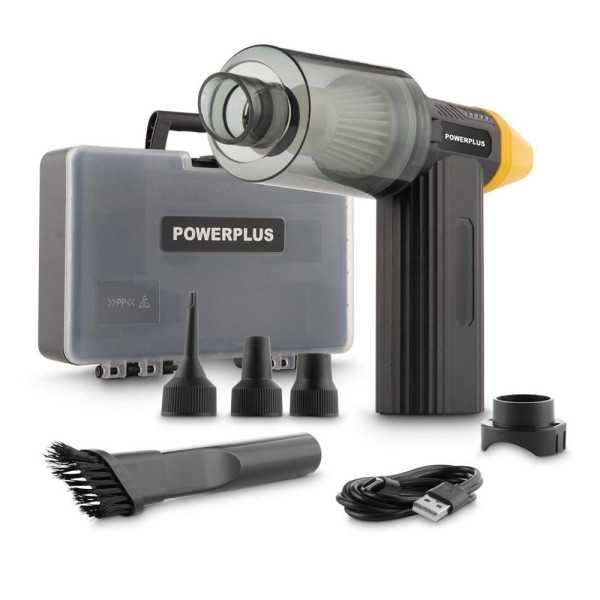Mini Soplador / Aspirador 8 V con Accesorios POWERPLUS