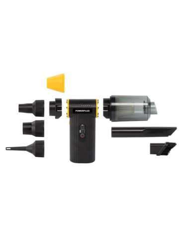 Mini Soplador / Aspirador 8 V con Accesorios POWERPLUS 2