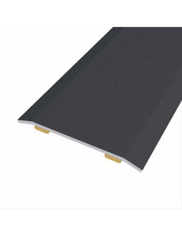 Lote de 3 Unidades Junta de Acero para Mismo Nivel, 40 x 3,5 mm, Adhesiva, Flooring, Negra, 166 cm BAGLINOX