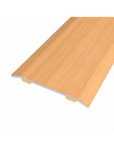 Lote de 3 Unidades Junta de Acero para Mismo Nivel, 40 x 3,5 mm, Adhesiva, Flooring, Roble Oscuro, 166 cm BAGLINOX