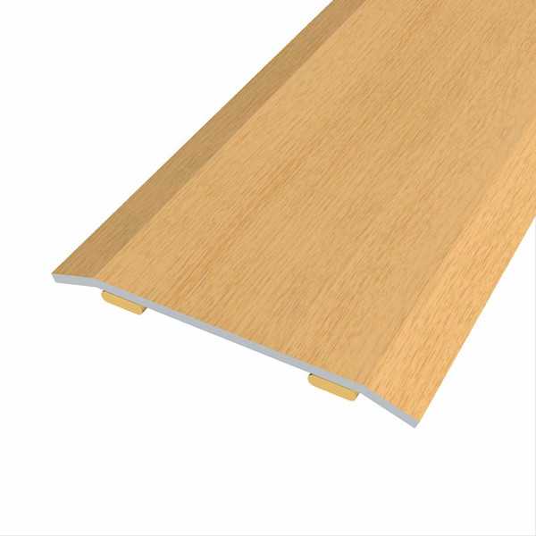 Lote de 3 Unidades Junta de Acero para Mismo Nivel, 40 x 3,5 mm, Adhesiva, Flooring, Roble Rústico, 166 cm BAGLINOX