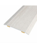 Lote de 3 Unidades Junta de Acero para Mismo Nivel, 40 x 3,5 mm, Adhesiva, Flooring, Roble Gris, 166 cm BAGLINOX
