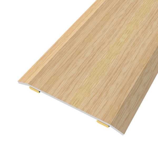 Lote de 3 Unidades Junta de Acero para Mismo Nivel, 40 x 3,5 mm, Adhesiva, Flooring, Yellowstone, 166 cm BAGLINOX