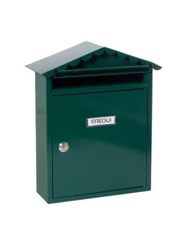Buzón Individual Exterior, Mediano, Visit, Acero, Verde, 30 x 11 x 36 cm ARREGUI 2