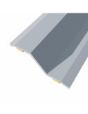 Lote de 3 Unidades Junta de Acero para Desnivel 8-14 mm, Adhesiva, Flooring, Inox, 166 x 3,6 cm BAGLINOX