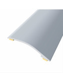 Lote de 3 Unidades Junta de Aluminio para Desnivel 3-12 mm Adhesiva, Quick & Pro, Plata Mate, 83 x 3,8 cm BAGLINOX