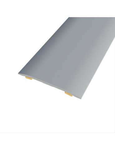 Lote de 3 Unidades Junta de Aluminio para Mismo Nivel, 37 x 2,3 mm, Adhesiva, Quick & Pro, Plata Mate, 166 cm BAGLINOX