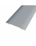 Lote de 3 Unidades Junta de Aluminio para Mismo Nivel, 37 x 2,3 mm, Adhesiva, Quick & Pro, Plata Mate, 166 cm BAGLINOX