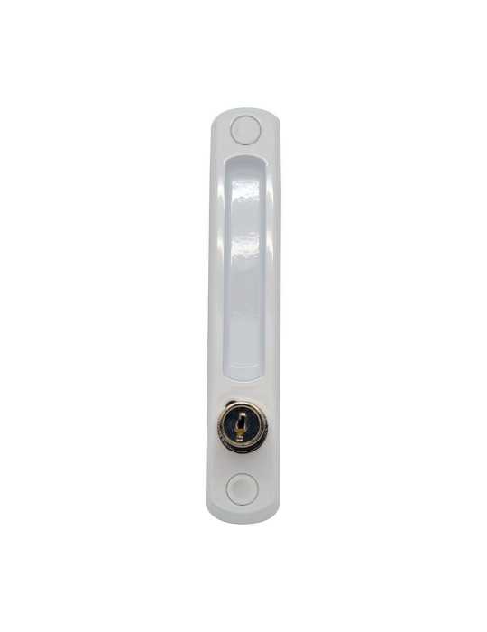 Cierre Corredera, Modelo 6826, de Aluminio con Acabado Blanco, 170 x 29 mm MICEL