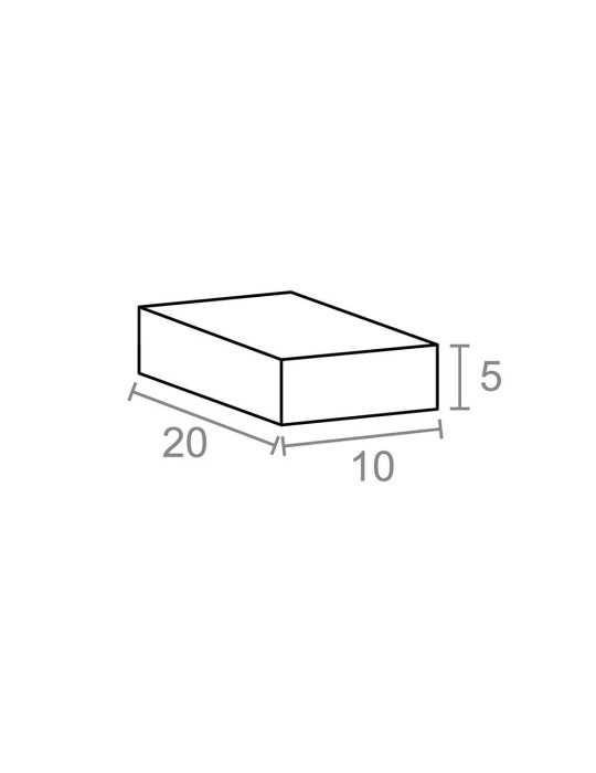 Lote de 6 Unidades Imán, en Bloque, Modelo IM30, de Neodimio con Acabado Níquel, 20 x 10 x 5 mm MICEL