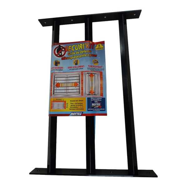 Barra de Seguridad Extensible, 55 - 103 cm, 3 Barras MOTTEZ
