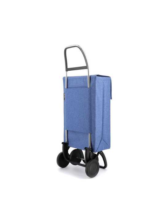 Carro de la Compra Jean Tweed 4 Azul ROLSER