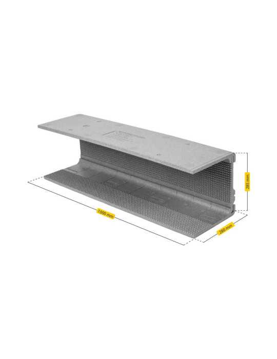 Aislamiento Cajón Persiana 1000 x 500 x 13 mm SCHELLENBERG