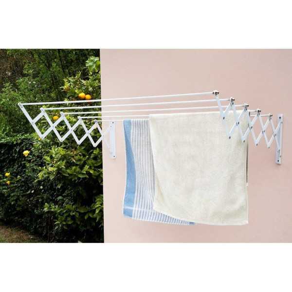 Tendedero Acero Epoxi Blanco, Tendido 120 cm FEPRE