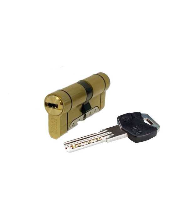 Cilindro Iridium M IRM3030LD Latón 60mm (30+30mm) Leva Larga 15mm con 5 Llaves de Seguridad. IFAM