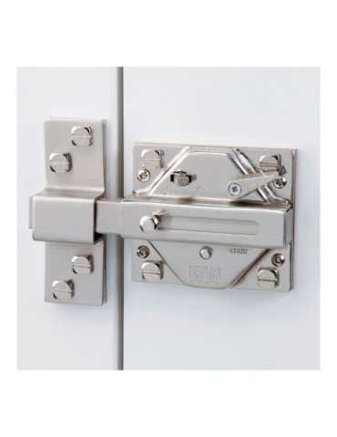 Cerrojo, Seguridad, Sobreponer, Modelo CS88L M50, de Acero con Acabado Latonado, Cilindro de 50 mm IFAM 2