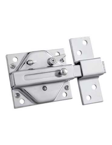 Cerrojo, Seguridad, Sobreponer, Modelo CS88C, de Acero con Acabado Cromo Satinado IFAM