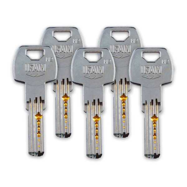 Cerrojo, Seguridad, Sobreponer, Modelo CS88SC M50, de Acero con Cromo Satinado, Cilindro de 50 mm IFAM