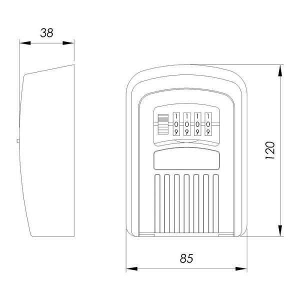 Guardallaves de Pared G1 IFAM