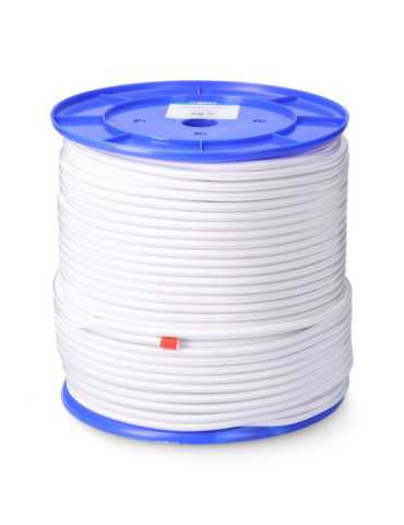 Cuerda de Goma Elástica Blanca Poliéster Calibre 6 mm x 200 m EDM