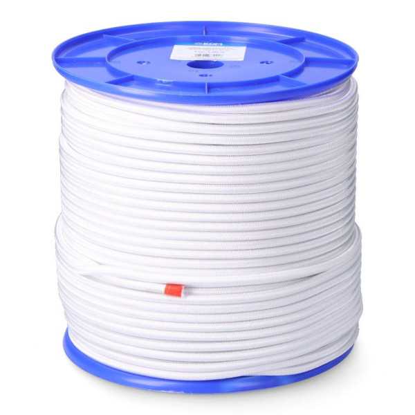 Cuerda de Goma Elástica Blanca Poliéster Calibre 8 mm x 200 m EDM