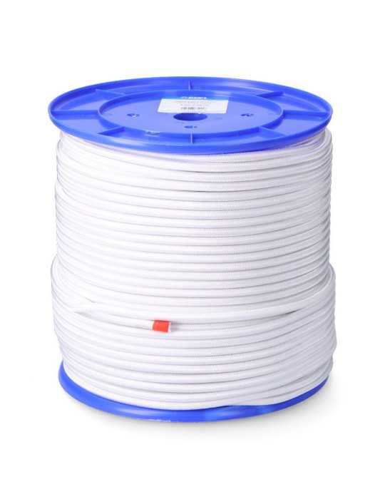 Cuerda de Goma Elástica Blanca Poliéster Calibre 10 mm x 100 m EDM