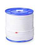 Cuerda de Goma Elástica Blanca Poliéster Calibre 10 mm x 100 m EDM