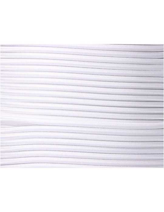 Cuerda de Goma Elástica Blanca Poliéster Calibre 10 mm x 100 m EDM